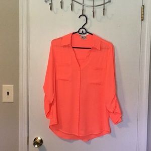 EXPRESS Portofino button up sz M